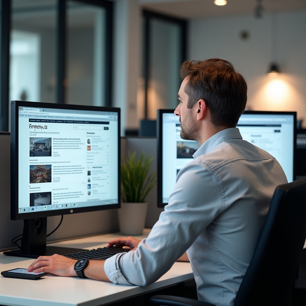 Přehled českých místních katalogů na monitoru počítače
